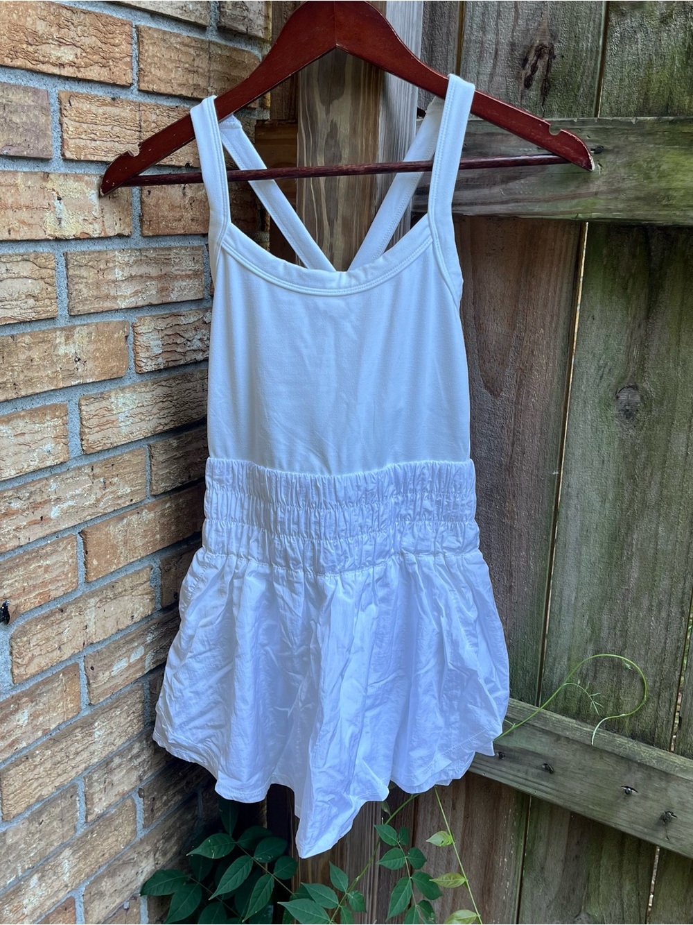 FP Movement by Free People White Active Romper